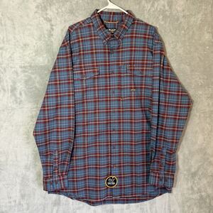 NWT ARIAT MEN'S XLT TALL REBAR DURASTRETCH FLANNEL DURASTR PLAID WORK SHIRT